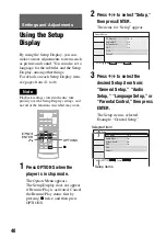 Preview for 40 page of Sony DVP-FX720 Operating Instructions Manual