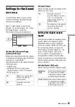 Preview for 43 page of Sony DVP-FX720 Operating Instructions Manual