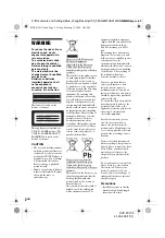 Preview for 2 page of Sony DVP-FX730 - Portable Dvd Player Operating Instructions Manual