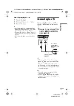 Preview for 11 page of Sony DVP-FX730 - Portable Dvd Player Operating Instructions Manual