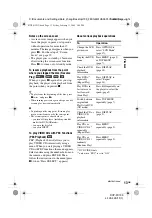 Preview for 13 page of Sony DVP-FX730 - Portable Dvd Player Operating Instructions Manual