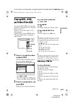 Preview for 15 page of Sony DVP-FX730 - Portable Dvd Player Operating Instructions Manual