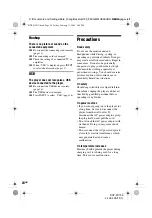 Preview for 24 page of Sony DVP-FX730 - Portable Dvd Player Operating Instructions Manual