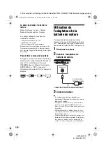 Preview for 40 page of Sony DVP-FX730 - Portable Dvd Player Operating Instructions Manual