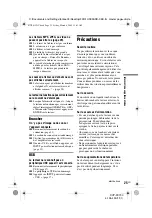 Preview for 55 page of Sony DVP-FX730 - Portable Dvd Player Operating Instructions Manual