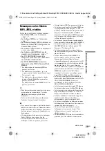 Preview for 59 page of Sony DVP-FX730 - Portable Dvd Player Operating Instructions Manual