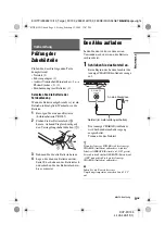 Preview for 69 page of Sony DVP-FX730 - Portable Dvd Player Operating Instructions Manual