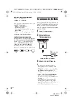 Preview for 70 page of Sony DVP-FX730 - Portable Dvd Player Operating Instructions Manual