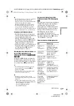 Preview for 73 page of Sony DVP-FX730 - Portable Dvd Player Operating Instructions Manual