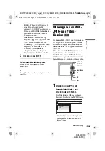 Preview for 75 page of Sony DVP-FX730 - Portable Dvd Player Operating Instructions Manual