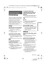 Preview for 83 page of Sony DVP-FX730 - Portable Dvd Player Operating Instructions Manual