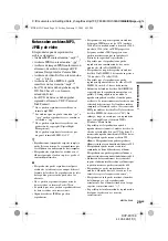 Preview for 121 page of Sony DVP-FX730 - Portable Dvd Player Operating Instructions Manual