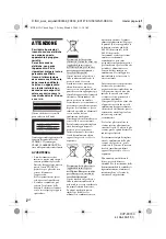 Preview for 124 page of Sony DVP-FX730 - Portable Dvd Player Operating Instructions Manual