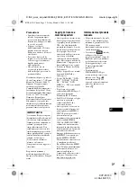 Preview for 125 page of Sony DVP-FX730 - Portable Dvd Player Operating Instructions Manual