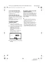 Preview for 144 page of Sony DVP-FX730 - Portable Dvd Player Operating Instructions Manual