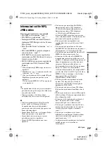 Preview for 151 page of Sony DVP-FX730 - Portable Dvd Player Operating Instructions Manual