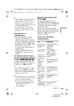 Preview for 165 page of Sony DVP-FX730 - Portable Dvd Player Operating Instructions Manual