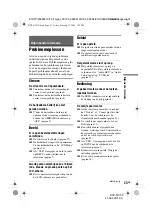 Preview for 175 page of Sony DVP-FX730 - Portable Dvd Player Operating Instructions Manual