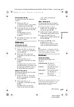 Preview for 97 page of Sony DVP-FX740DT Operating Instructions Manual