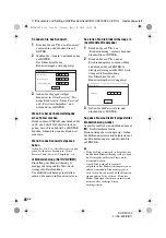 Preview for 102 page of Sony DVP-FX740DT Operating Instructions Manual