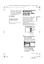 Preview for 127 page of Sony DVP-FX740DT Operating Instructions Manual