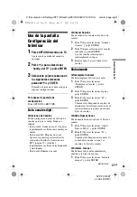 Preview for 133 page of Sony DVP-FX740DT Operating Instructions Manual