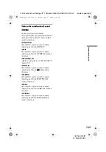 Preview for 135 page of Sony DVP-FX740DT Operating Instructions Manual