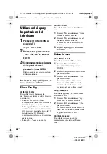 Preview for 170 page of Sony DVP-FX740DT Operating Instructions Manual