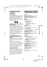 Preview for 185 page of Sony DVP-FX740DT Operating Instructions Manual