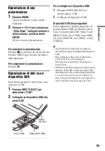 Preview for 149 page of Sony DVP-FX750 Operating Instructions Manual