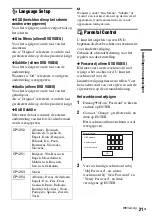 Preview for 185 page of Sony DVP-FX750 Operating Instructions Manual