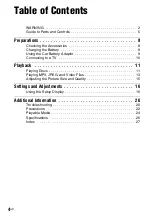 Preview for 4 page of Sony DVP-FX770 Operating Instructions Manual