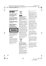 Preview for 2 page of Sony DVP-FX780 Operating Instructions Manual