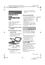 Preview for 73 page of Sony DVP-FX780 Operating Instructions Manual