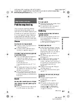 Preview for 123 page of Sony DVP-FX780 Operating Instructions Manual