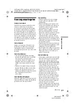 Preview for 125 page of Sony DVP-FX780 Operating Instructions Manual