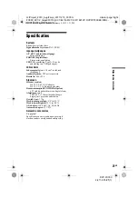 Preview for 129 page of Sony DVP-FX780 Operating Instructions Manual