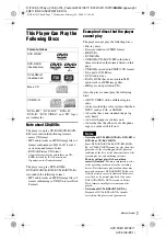 Предварительный просмотр 7 страницы Sony DVP-FX811 Operating Instructions Manual