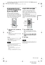 Предварительный просмотр 17 страницы Sony DVP-FX811 Operating Instructions Manual