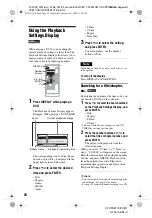 Предварительный просмотр 20 страницы Sony DVP-FX811 Operating Instructions Manual