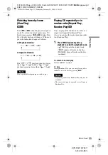 Предварительный просмотр 23 страницы Sony DVP-FX811 Operating Instructions Manual