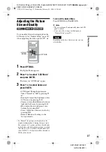 Предварительный просмотр 27 страницы Sony DVP-FX811 Operating Instructions Manual