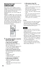 Preview for 18 page of Sony DVP-FX850 Operating Instructions Manual