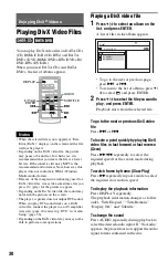 Preview for 30 page of Sony DVP-FX850 Operating Instructions Manual