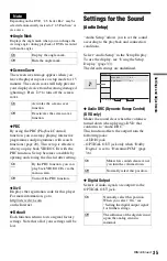 Preview for 35 page of Sony DVP-FX850 Operating Instructions Manual