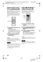 Предварительный просмотр 20 страницы Sony DVP-FX870 Operating Instructions Manual