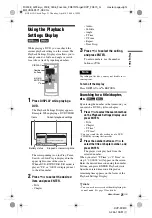 Предварительный просмотр 21 страницы Sony DVP-FX870 Operating Instructions Manual