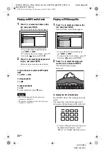 Предварительный просмотр 26 страницы Sony DVP-FX870 Operating Instructions Manual