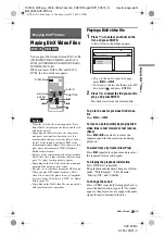 Предварительный просмотр 29 страницы Sony DVP-FX870 Operating Instructions Manual