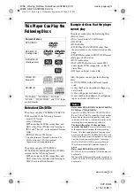 Preview for 7 page of Sony DVP-FX875 Operating Instructions Manual